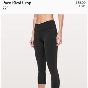 Brand new lulu cropped leggings